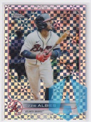 2022 Topps Chrome X-Fractor Ozzie Albies #205 Atlanta Braves